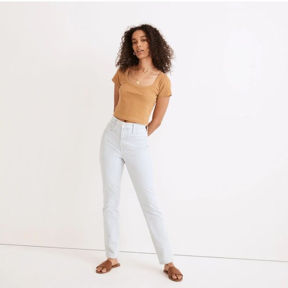 Madewell Denim - Madewell Women's The Perfect Vintage Jeans Size 31 Retro Yoke Light Wash Tapered
